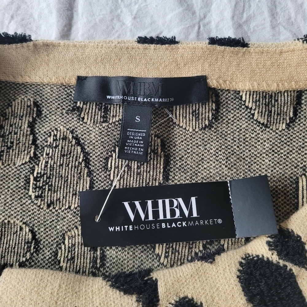 WHBM Leopard Print Women's Sweater Size S - Picture 3 of 14